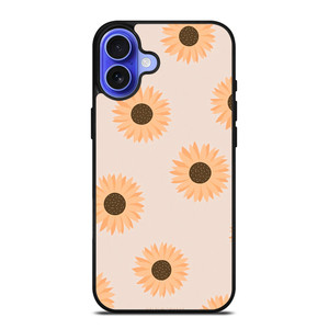 PASTEL SUNFLOWER PATTERN iPhone 16 Case Cover PASTEL SUNFLOWER PATTERN iPhone 16 Case Cover