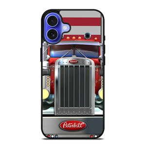 PETERBILT TRUCK AMERICAN FLAG iPhone 16 Case Cover PETERBILT TRUCK AMERICAN FLAG iPhone 16 Case Cover