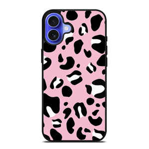 PINK LEOPARD PATTERN iPhone 16 Case Cover PINK LEOPARD PATTERN iPhone 16 Case Cover