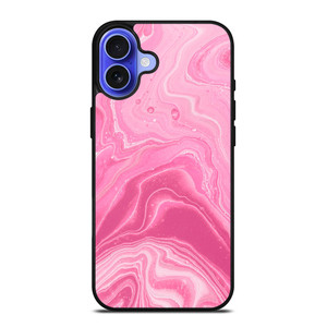 PINK LIQUID TEXTURES iPhone 16 Case Cover PINK LIQUID TEXTURES iPhone 16 Case Cover