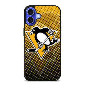 PITTSBURGH PENGUINS NHL HALFTONE iPhone 16 Case Cover PITTSBURGH PENGUINS NHL HALFTONE iPhone 16 Case Cover