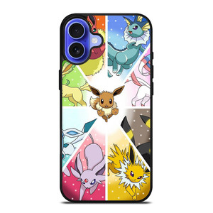 POKEMON ALL EEVEE iPhone 16 Case Cover POKEMON ALL EEVEE iPhone 16 Case Cover