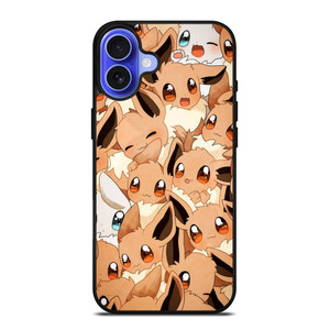 POKEMON EEVEE CUTE COLLAGE iPhone 16 Case Cover POKEMON EEVEE CUTE COLLAGE iPhone 16 Case Cover