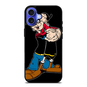 POPEYE AND OLIVE CARTOON iPhone 16 Case Cover