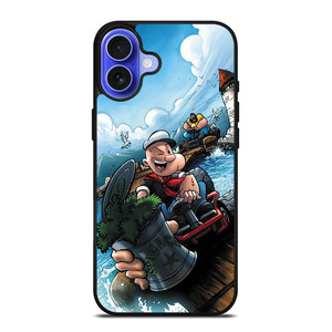 POPEYE THE SAILORMAN CARTOON iPhone 16 Case Cover