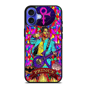 PRINCE PURPLE RAIN MOZAIK iPhone 16 Case Cover PRINCE PURPLE RAIN MOZAIK iPhone 16 Case Cover