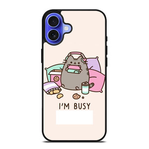 PUSHEEN CAT I'M BUSY iPhone 16 Case Cover PUSHEEN CAT I'M BUSY iPhone 16 Case Cover