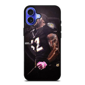 RAY LEWIS BALTIMORE RAVENS NFL iPhone 16 Case Cover RAY LEWIS BALTIMORE RAVENS NFL iPhone 16 Case Cover