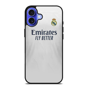 REAL MADRID 2020 HOME JERSEY iPhone 16 Case Cover