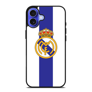 REAL MADRID FOOTBALL LOGO iPhone 16 Case Cover