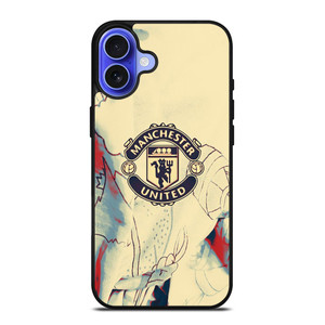 RED DEVILS MANCHESTER UNITED FC LOGO iPhone 16 Case Cover RED DEVILS MANCHESTER UNITED FC LOGO iPhone 16 Case Cover