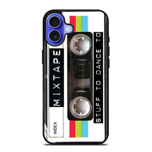 RETRO CLEAR MIXTAPE iPhone 16 Case Cover