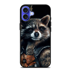 ROCKET RACCOON SMUDGE ART iPhone 16 Case Cover