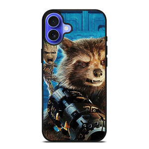 ROCKET RACCOON X GROOT iPhone 16 Case Cover ROCKET RACCOON X GROOT iPhone 16 Case Cover