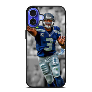 RUSSELL WILSON SEATTLE SEAHAWK iPhone 16 Case Cover RUSSELL WILSON SEATTLE SEAHAWK iPhone 16 Case Cover