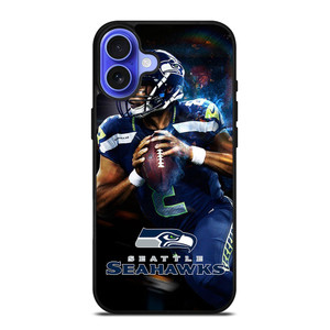 RUSSELL WILSON SEATTLE SEAHAWKS NFL iPhone 16 Case Cover RUSSELL WILSON SEATTLE SEAHAWKS NFL iPhone 16 Case Cover