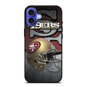 SAN FRANCISCO 49ERS HELMET iPhone 16 Case Cover SAN FRANCISCO 49ERS HELMET iPhone 16 Case Cover
