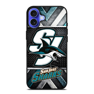 SAN JOSE SHARKS LOGO NHL iPhone 16 Case Cover SAN JOSE SHARKS LOGO NHL iPhone 16 Case Cover
