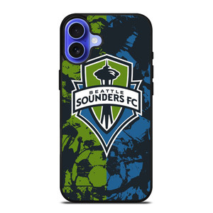 SEATTLE SOUNDERS FC ART iPhone 16 Case Cover SEATTLE SOUNDERS FC ART iPhone 16 Case Cover