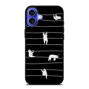 SLOTH KOALA STRIPE iPhone 16 Case Cover SLOTH KOALA STRIPE iPhone 16 Case Cover