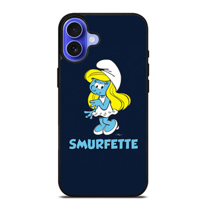 SMURFETTE SMURF GIRL CARTOON iPhone 16 Case Cover