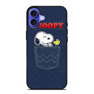 SNOOPY IN POCKET CARTOON iPhone 16 Case Cover SNOOPY IN POCKET CARTOON iPhone 16 Case Cover