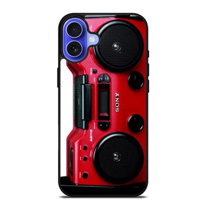 SONY BOOMBOX JOBSITE RADIO iPhone 16 Case Cover SONY BOOMBOX JOBSITE RADIO iPhone 16 Case Cover