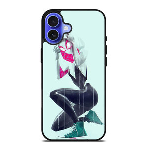 SPIDER VERSE SPIDER GWEN SPIDER WOMAN iPhone 16 Case Cover SPIDER VERSE SPIDER GWEN SPIDER WOMAN iPhone 16 Case Cover