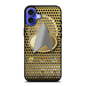 STAR TREK COMMUNICATOR SYMBOL iPhone 16 Case Cover STAR TREK COMMUNICATOR SYMBOL iPhone 16 Case Cover