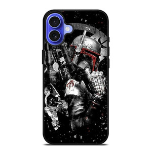 STAR WARS BOBA FETT ART iPhone 16 Case Cover STAR WARS BOBA FETT ART iPhone 16 Case Cover