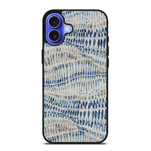 STRETCHED WAVY CHIFFON FABRIC iPhone 16 Case Cover STRETCHED WAVY CHIFFON FABRIC iPhone 16 Case Cover