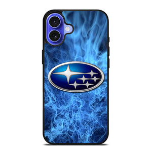 SUBARU BLUE FIRE LOGO iPhone 16 Case Cover SUBARU BLUE FIRE LOGO iPhone 16 Case Cover
