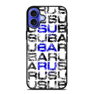 SUBARU CROSSWORD PUZZLE iPhone 16 Case Cover