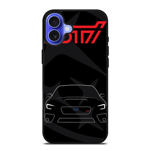 SUBARU STI CAR LOGO iPhone 16 Case Cover SUBARU STI CAR LOGO iPhone 16 Case Cover