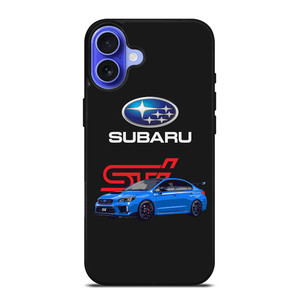 SUBARU STI CAR iPhone 16 Case Cover SUBARU STI CAR iPhone 16 Case Cover