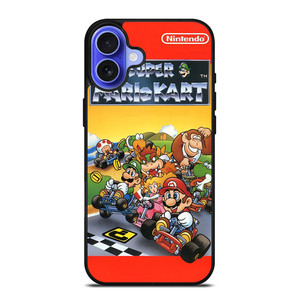 SUPER MARIO KART BROSS GAMES NINTENDO POSTER iPhone 16 Case Cover SUPER MARIO KART BROSS GAMES NINTENDO POSTER iPhone 16 Case Cover