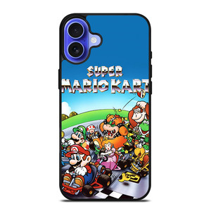 SUPER MARIO KART BROSS NINTENDO GAMES POSTER iPhone 16 Case Cover SUPER MARIO KART BROSS NINTENDO GAMES POSTER iPhone 16 Case Cover