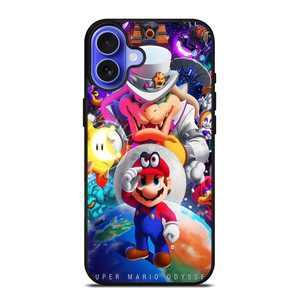 SUPER MARIO ODYSSEY GAME iPhone 16 Case Cover SUPER MARIO ODYSSEY GAME iPhone 16 Case Cover
