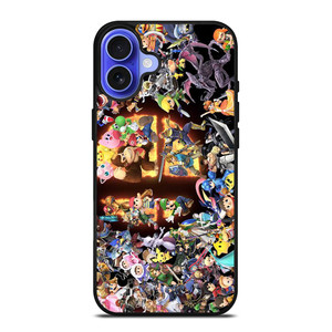 SUPER SMASH BROS GAME iPhone 16 Case Cover SUPER SMASH BROS GAME iPhone 16 Case Cover