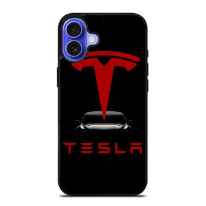 TESLA MOTORS LOGO iPhone 16 Case Cover
