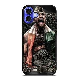 THE KING CONOR MCGREGOR iPhone 16 Case Cover THE KING CONOR MCGREGOR iPhone 16 Case Cover
