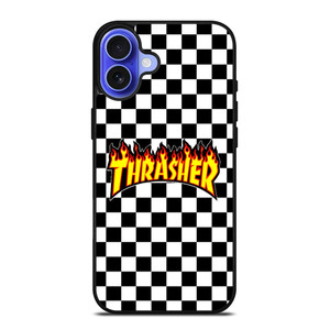 THRASHER CHECKERBOARD iPhone 16 Case Cover THRASHER CHECKERBOARD iPhone 16 Case Cover