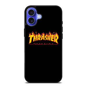 THRASHER LOGO SKATEBOARD MAGAZINE iPhone 16 Case Cover THRASHER LOGO SKATEBOARD MAGAZINE iPhone 16 Case Cover