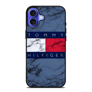 TOMMY HILFIGER MARBLE LOGO iPhone 16 Case Cover