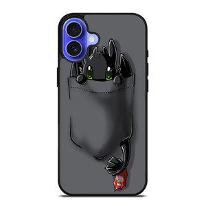 TOOTHLESS CUTE POCKET iPhone 16 Case Cover TOOTHLESS CUTE POCKET iPhone 16 Case Cover