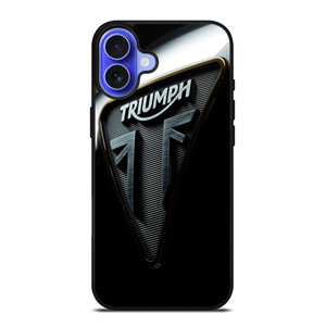 TRIUMPH MOTORCYCLE EMBLEM iPhone 16 Case Cover TRIUMPH MOTORCYCLE EMBLEM iPhone 16 Case Cover