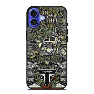 TRIUMPH MOTORCYCLE POSTER iPhone 16 Case Cover