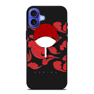 UCHIHA CLAN LOGO iPhone 16 Case Cover UCHIHA CLAN LOGO iPhone 16 Case Cover