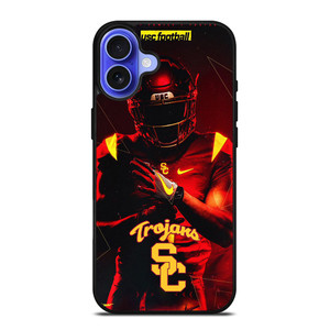 USC FOOTBALL TROJANS LOGO iPhone 16 Case Cover