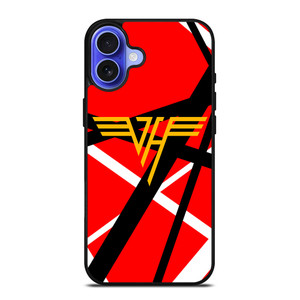 VAN HALLEN RED ABSTRACT LOGO iPhone 16 Case Cover